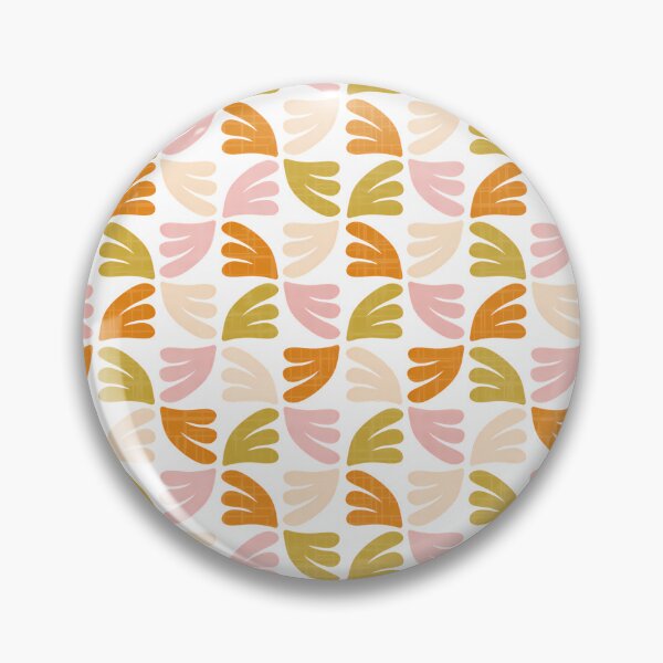 Item preview, Mid Century Modern Retro Botanical Geometric Decorative Pattern designed and sold by Clara Fruggeri.