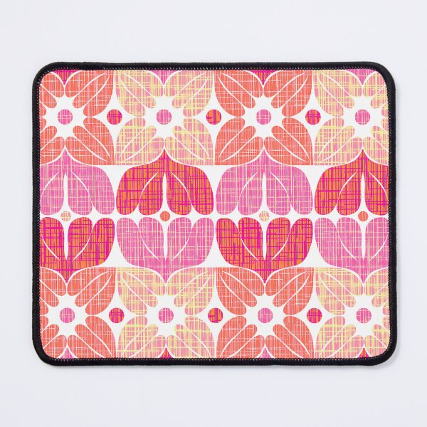 Item preview, Mid Century Modern Retro Floral Abstract Pink Patterned designed and sold by Clara Fruggeri.