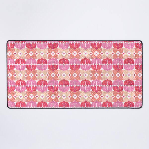 Item preview, Mid Century Modern Retro Floral Abstract Pink Patterned designed and sold by Clara Fruggeri.