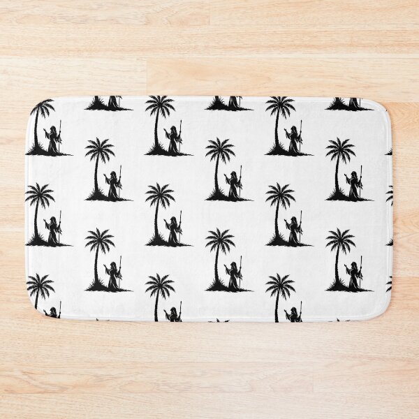 Item preview, deborah sitting under the palm tree  designed and sold by JKG MIEL DORÉ.