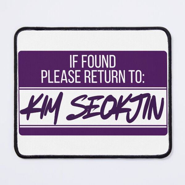 Item preview, Please Return to Kim Seokjin designed and sold by HooligalienCo.