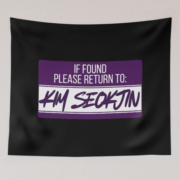 Item preview, Please Return to Kim Seokjin designed and sold by HooligalienCo.