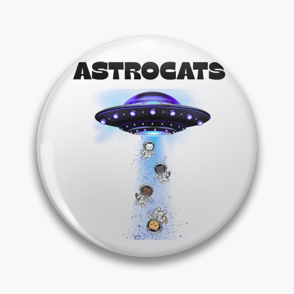 Item preview, Astrocats UFO Space Cats designed and sold by CalliesCorner.