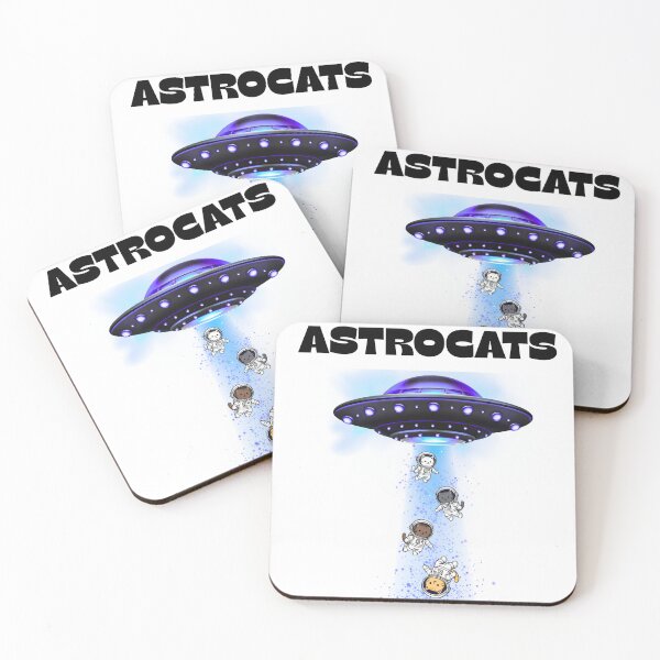 Item preview, Astrocats UFO Space Cats designed and sold by CalliesCorner.