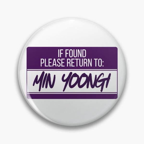 Item preview, Please Return to Min Yoongi designed and sold by HooligalienCo.