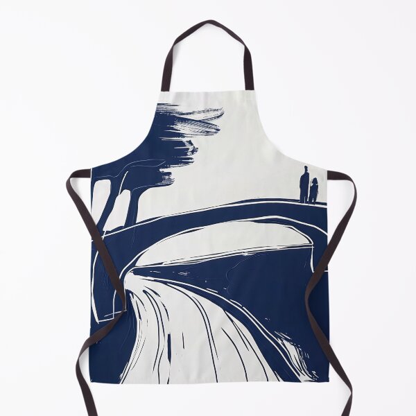 Item preview, Bridge - Blue Abstract Art designed and sold by shadow-bloom.