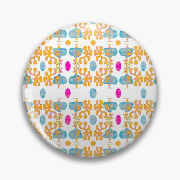 Item preview, Chicken with Folk Motifs – Patterned Scandinavian Folk  designed and sold by Clara Fruggeri.