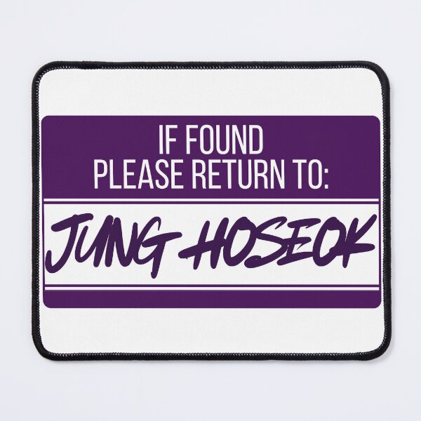 Item preview, Please Return to Jung Hoseok designed and sold by HooligalienCo.