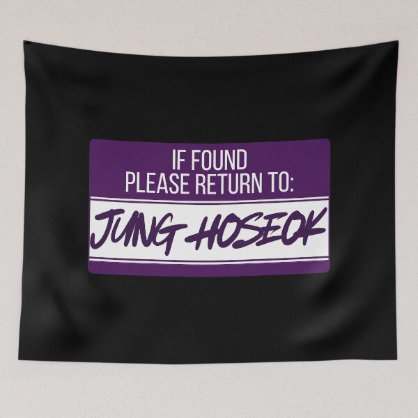 Item preview, Please Return to Jung Hoseok designed and sold by HooligalienCo.