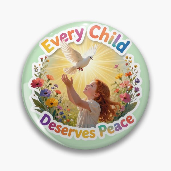 Item preview, Stop the War - Peace Dove and Child designed and sold by GoGreenlove.