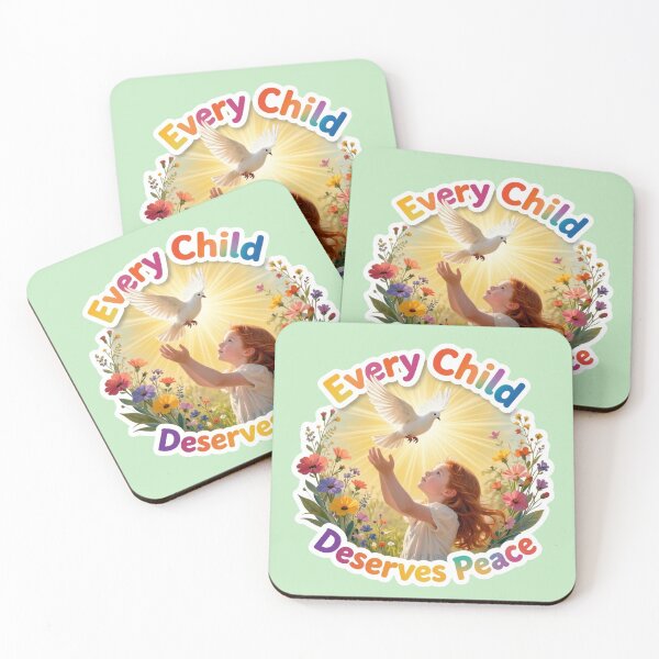 Item preview, Stop the War - Peace Dove and Child designed and sold by GoGreenlove.