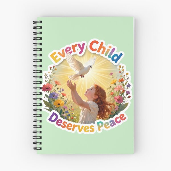 Item preview, Stop the War - Peace Dove and Child designed and sold by GoGreenlove.