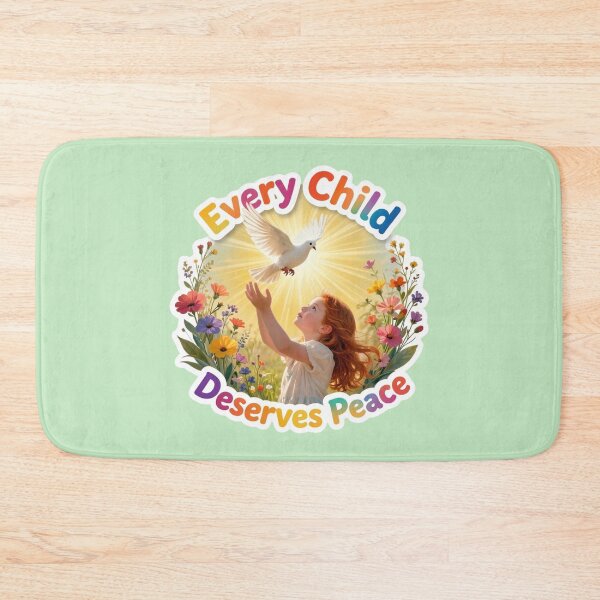 Item preview, Stop the War - Peace Dove and Child designed and sold by GoGreenlove.
