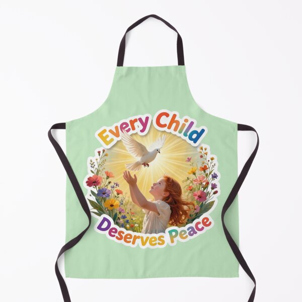 Item preview, Stop the War - Peace Dove and Child designed and sold by GoGreenlove.