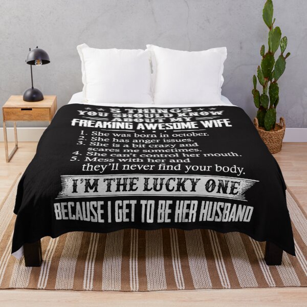 Item preview, 5 Things You Should Know About My Freaking Awesome Wife designed and sold by Kevinbank2020.