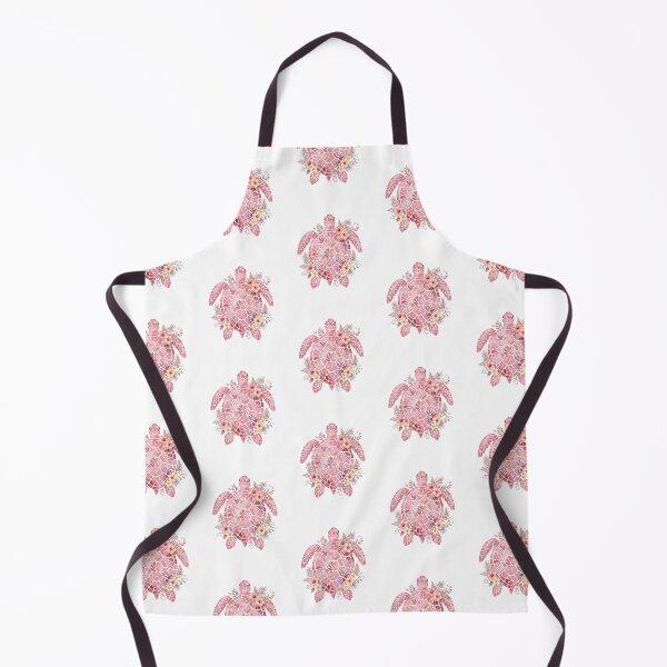 Item preview, Sea Turtle Watercolor Pink Tropical Hibiscus Flowers designed and sold by SOUFIANE1991.