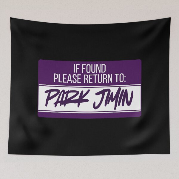 Item preview, Please Return to Park Jimin designed and sold by HooligalienCo.