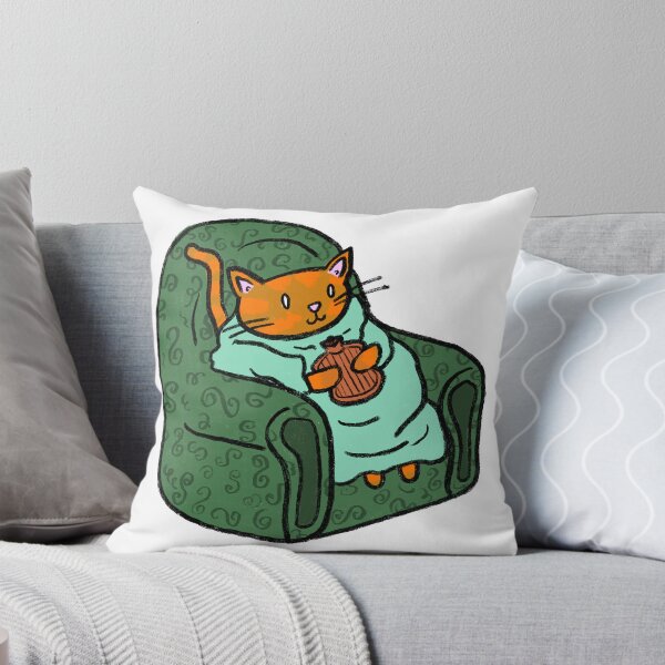 Item preview, Cozy Cat on the Couch designed and sold by FebandJune.