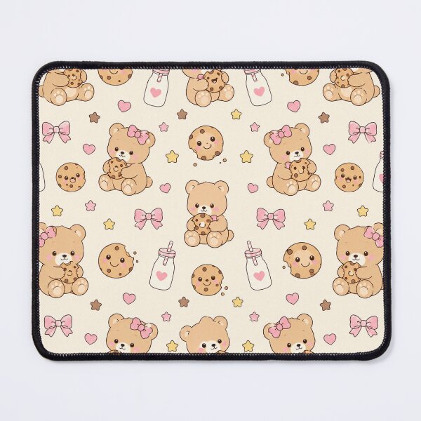 Item preview, Cute Cookie Teddy Bear Pattern Cozy Pastel Kawaii Design designed and sold by Soft Berry Studio.