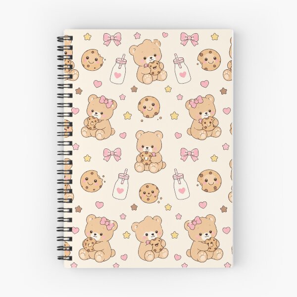 Item preview, Cute Cookie Teddy Bear Pattern Cozy Pastel Kawaii Design designed and sold by Soft Berry Studio.