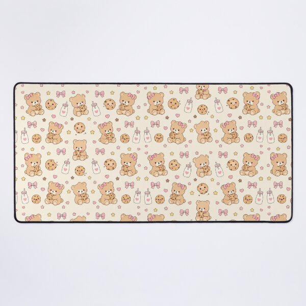 Item preview, Cute Cookie Teddy Bear Pattern Cozy Pastel Kawaii Design designed and sold by Soft Berry Studio.