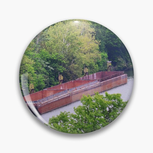 Item preview, Empty barge on the Mon designed and sold by kenkortner.
