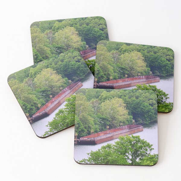 Item preview, Empty barge on the Mon designed and sold by kenkortner.