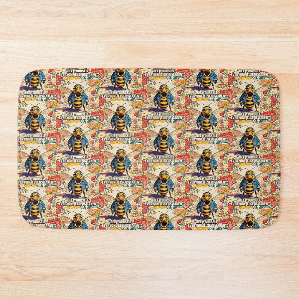 Item preview, Oscar Wilde Inspired Colourful Hipster Bumble Bee | Bee Yourself Everyone Else Is Already Taken designed and sold by Donsean22.