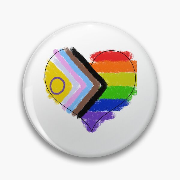 Item preview, Intersex Inclusive Progressive Pride Heart designed and sold by AmethystRose74.
