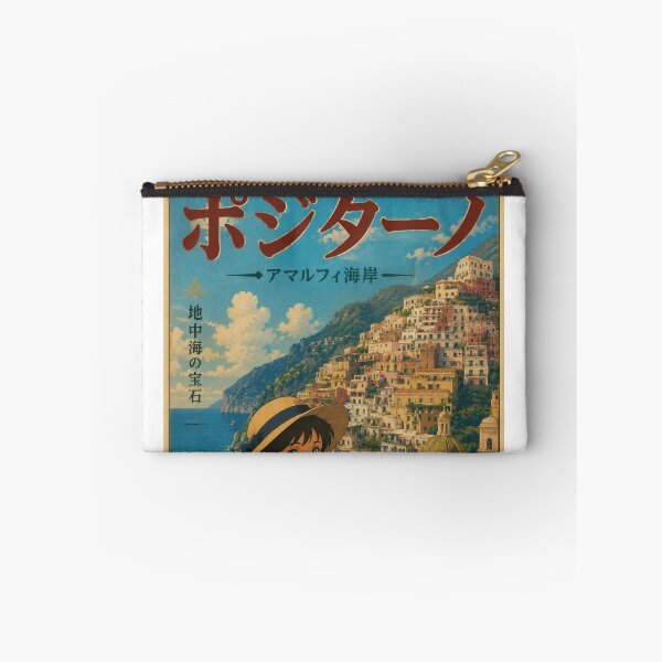 Item preview, Positano Amalfi Coast Retro Anime Travel Poster Japanese Edition designed and sold by ElartedeNoel.