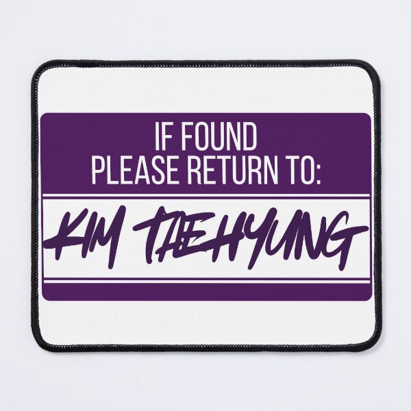 Item preview, Please Return to Kim Taehyung designed and sold by HooligalienCo.