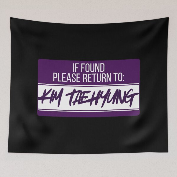 Item preview, Please Return to Kim Taehyung designed and sold by HooligalienCo.