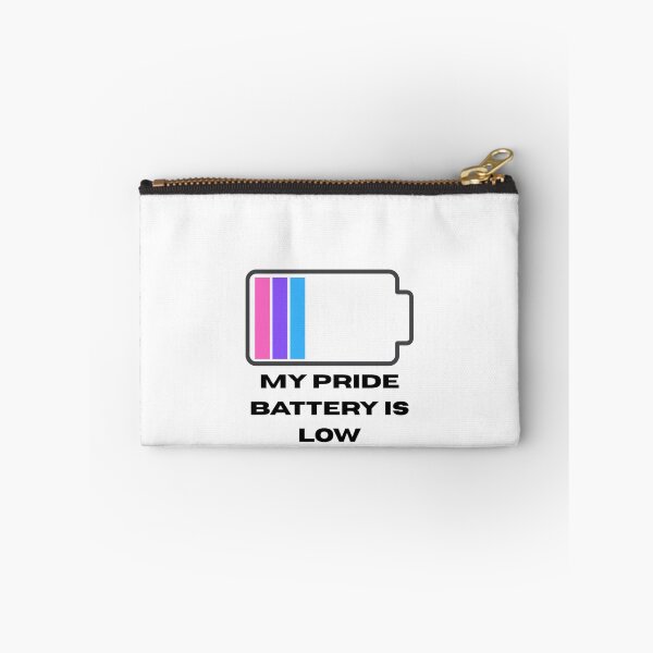 Item preview, My Pride Battery Is Low Funny Introvert Sticker designed and sold by 22k Lab Studio.