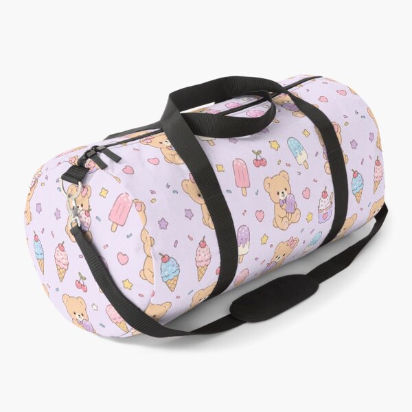Item preview, Pastel Ice Cream Teddy Bear Pattern Cute Summer Kawaii designed and sold by Soft Berry Studio.