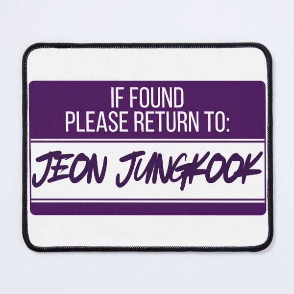 Item preview, Please Return to Jeon Jungkook designed and sold by HooligalienCo.