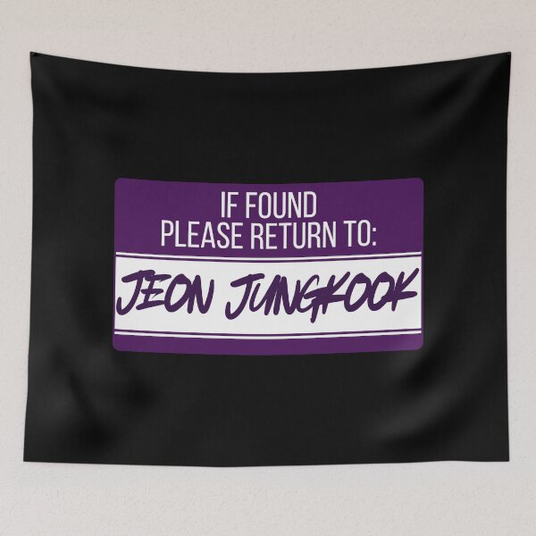 Item preview, Please Return to Jeon Jungkook designed and sold by HooligalienCo.