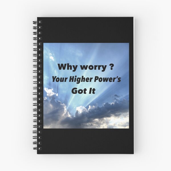 Item preview, Why Worry? Your Higher Power's Got It (Recovery Affirmation) designed and sold by DEC02.