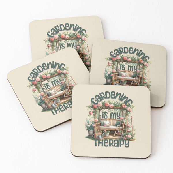 Item preview, Gardening is my Therapy designed and sold by A Texas Belle Designs.