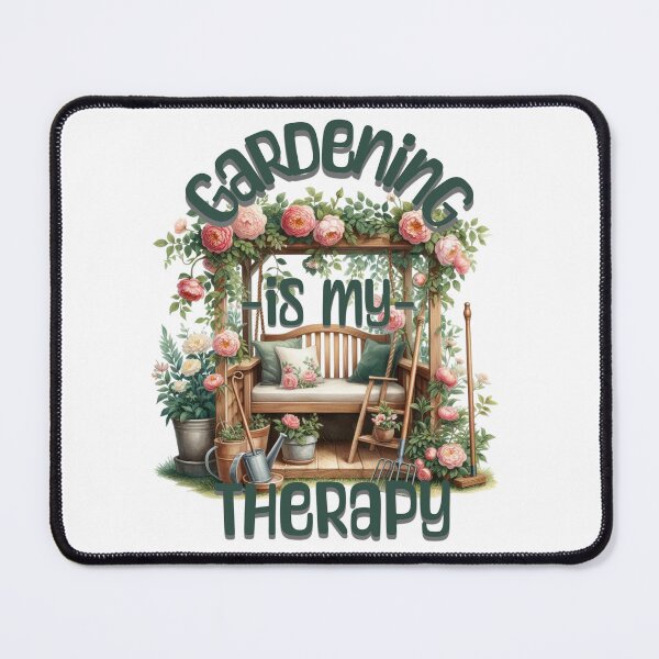 Item preview, Gardening is my Therapy designed and sold by A Texas Belle Designs.
