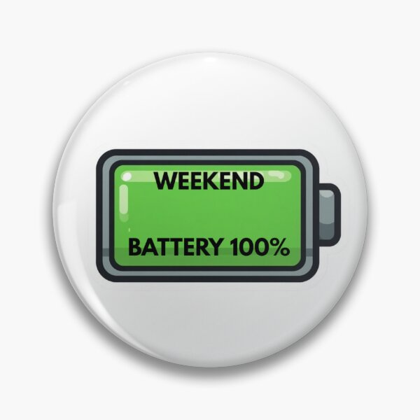 Item preview, Weekend Battery 100 Percent Gamer Gift designed and sold by caffeinepixels.