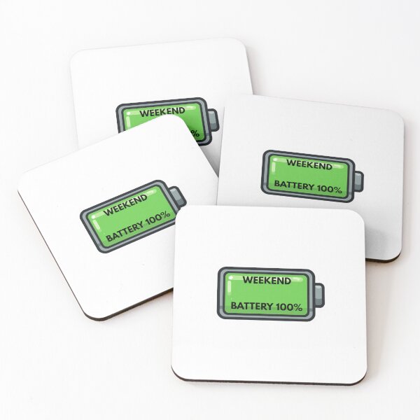 Item preview, Weekend Battery 100 Percent Gamer Gift designed and sold by caffeinepixels.