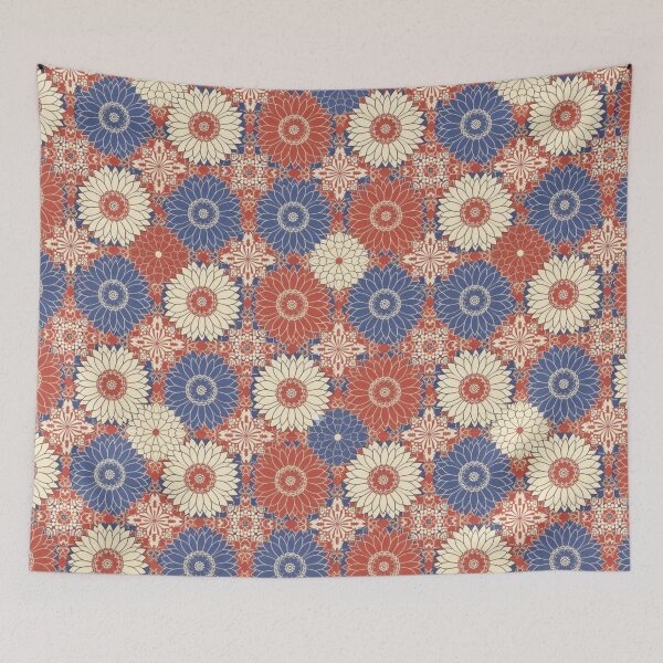 Item preview, Vintage Japanese Floral Seamless Pattern designed and sold by FashioonTrends.