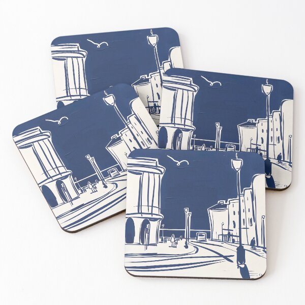 Item preview, Brighton and Hove, United Kingdom - Blue Abstract Art designed and sold by shadow-bloom.