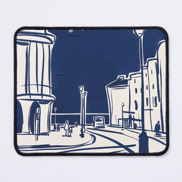 Item preview, Brighton and Hove, United Kingdom - Blue Abstract Art designed and sold by shadow-bloom.