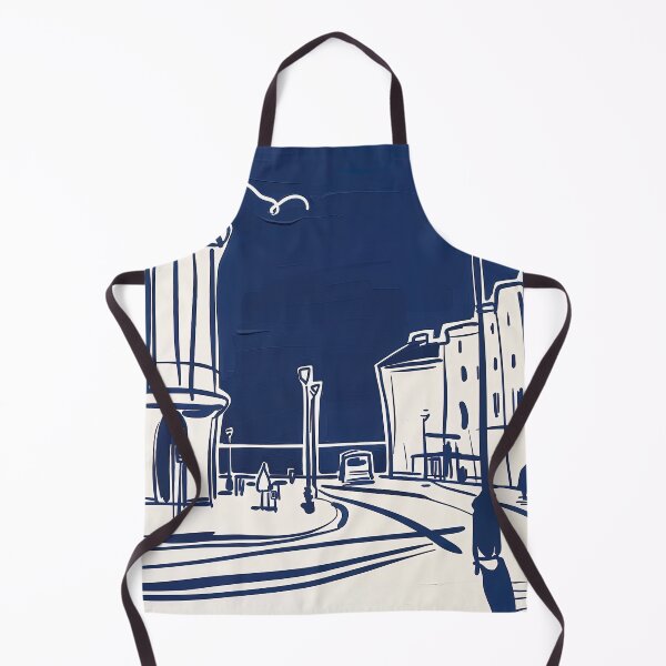 Item preview, Brighton and Hove, United Kingdom - Blue Abstract Art designed and sold by shadow-bloom.