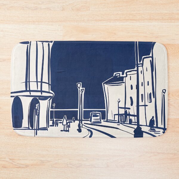 Item preview, Brighton and Hove, United Kingdom - Blue Abstract Art designed and sold by shadow-bloom.