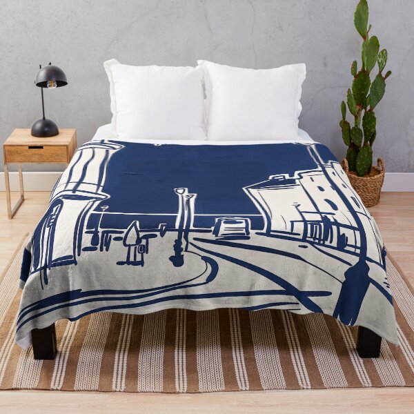 Item preview, Brighton and Hove, United Kingdom - Blue Abstract Art designed and sold by shadow-bloom.