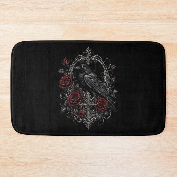 Item preview, Gothic Raven and Roses Dark Romance Art designed and sold by Estudiocria.