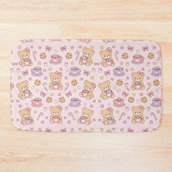 Item preview, Valentine Teddy Bear Pattern Cute Pastel Love Aesthetic designed and sold by Soft Berry Studio.