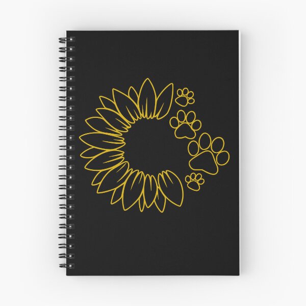 Item preview, Gold Sunflower Paw Print designed and sold by Corvoria.